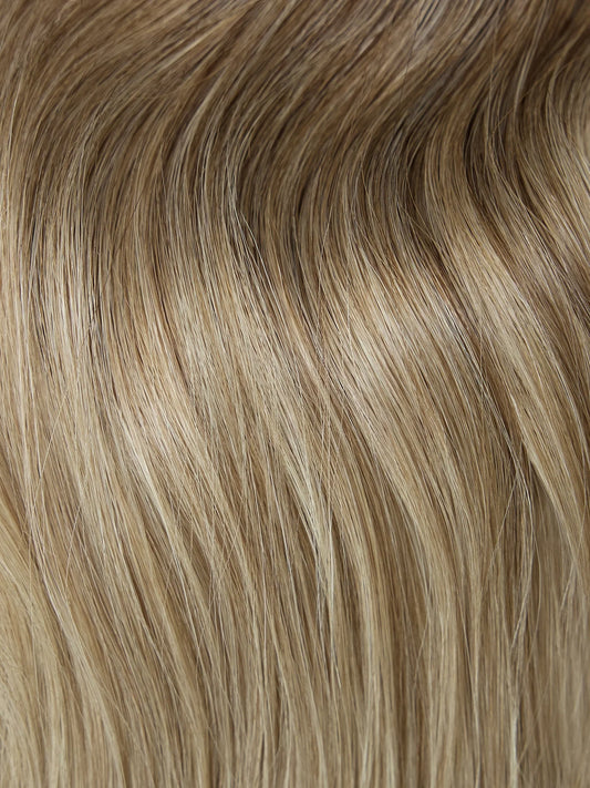 Balayage Dark Brown (#2) to Ash Blonde (#60C) 100g Weft