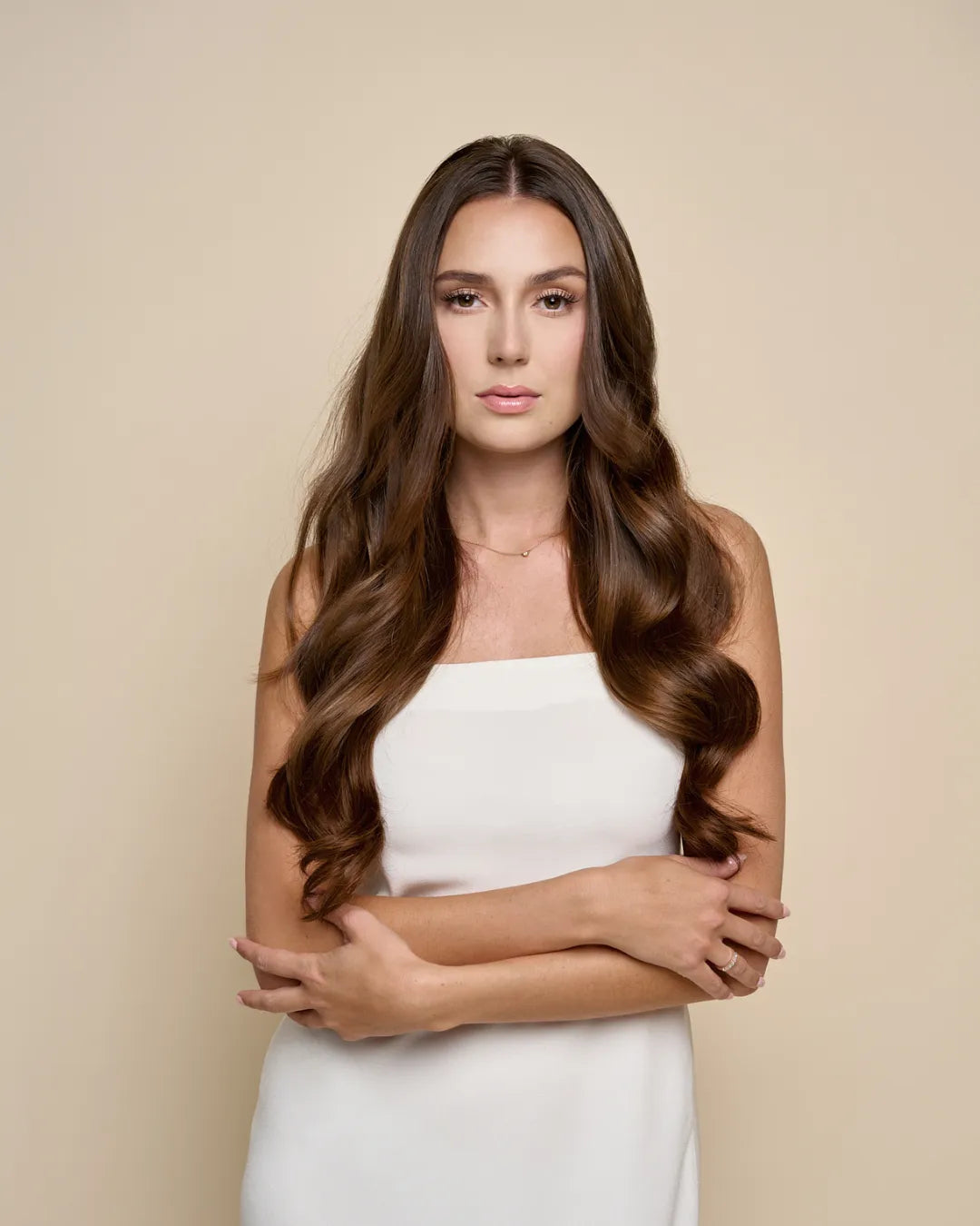 Caramel Brown (4) 22" 220g - Clip-Ins