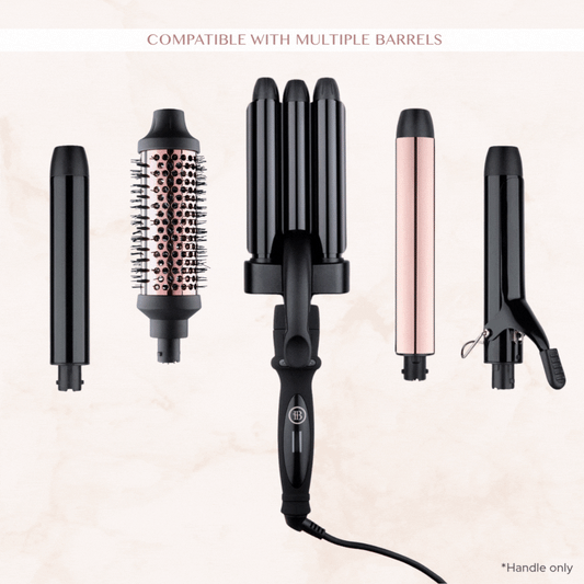 Features of Styling Tool Handle for hair curler, hair waver, and thermal brush (BOMBAY HAIR)
