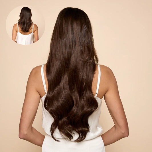 Medium Brown (2B) 20" 220g - Clip-Ins