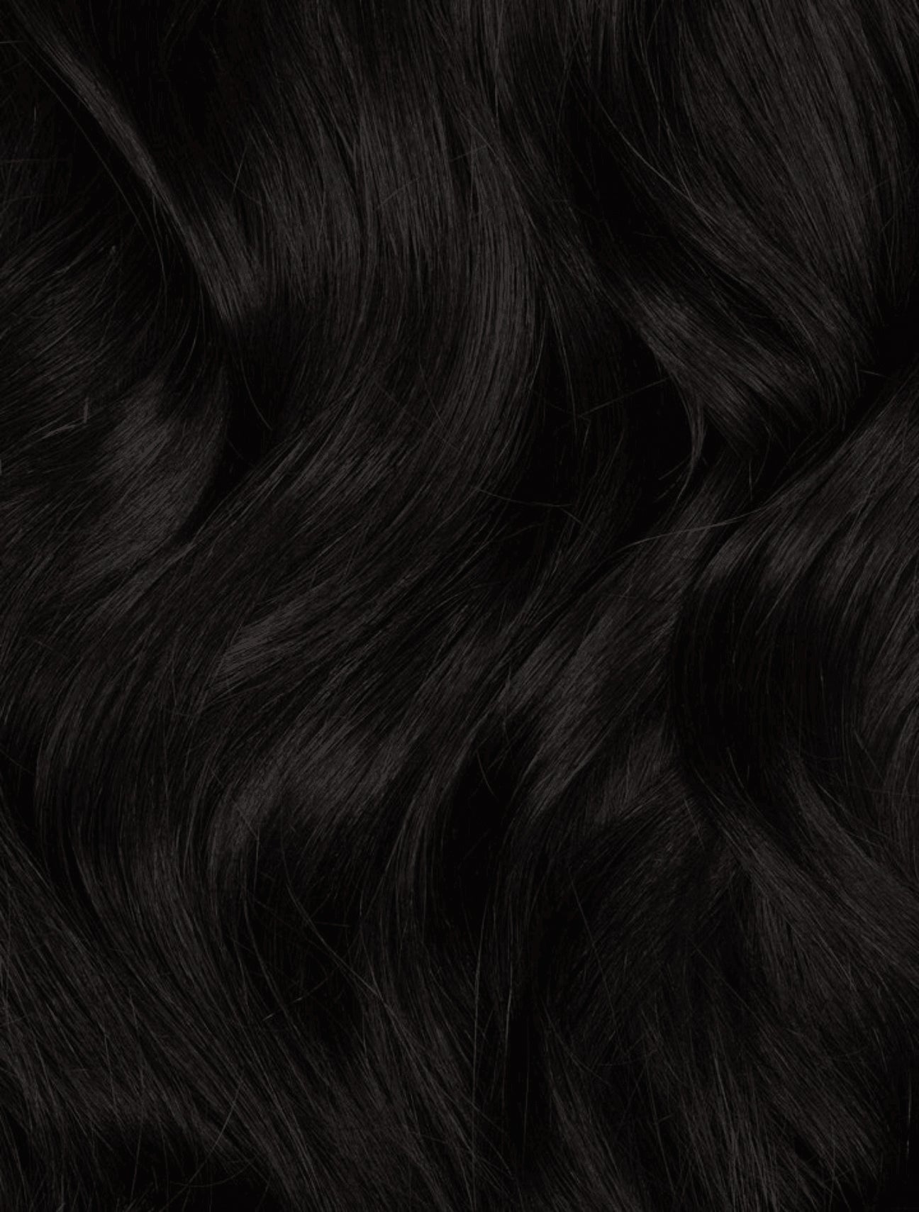 Natural Black (1A) 18" 125g - Clip-Ins