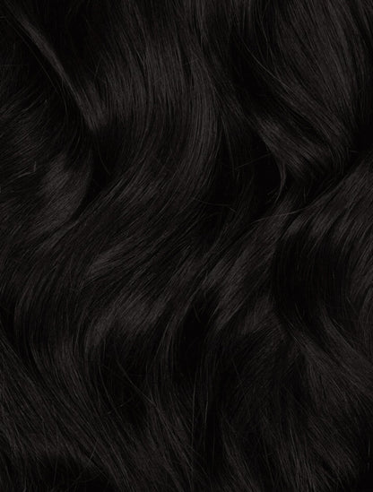 Natural Black (1A) 18" 125g - Clip-Ins