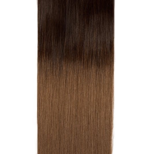 Ombre Espresso (#1C) to Chestnut Brown (#6C) 100g Weft