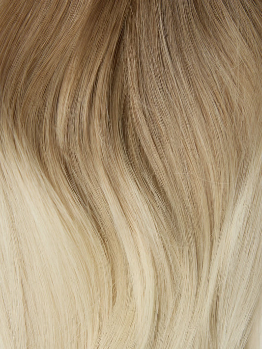 Ombre - Cool Brown (#10C) to White Blonde (#60B) 20" Keratin Tip