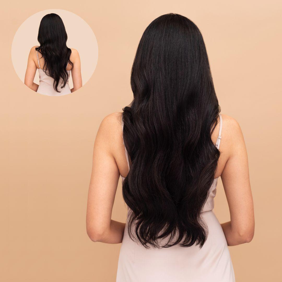 Soft Black (1C) 22" 270g - Clip-Ins