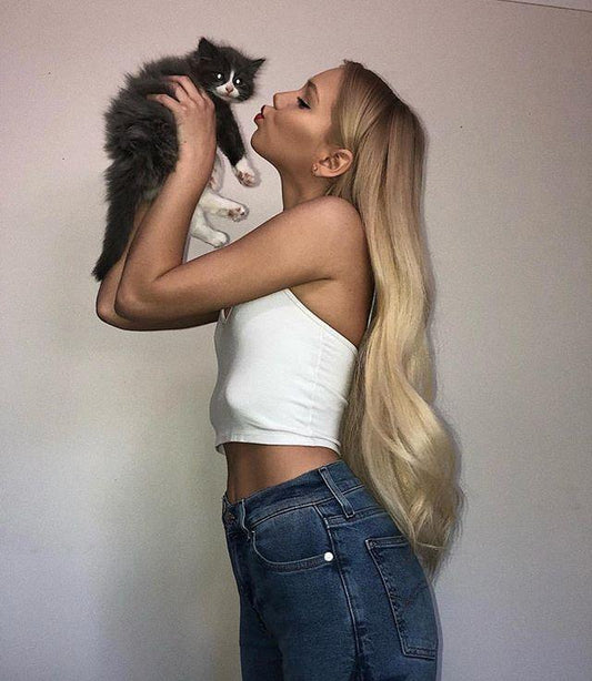 Ombre Cool Brown (#10C) to White Blonde (#60B) Tape (50g)