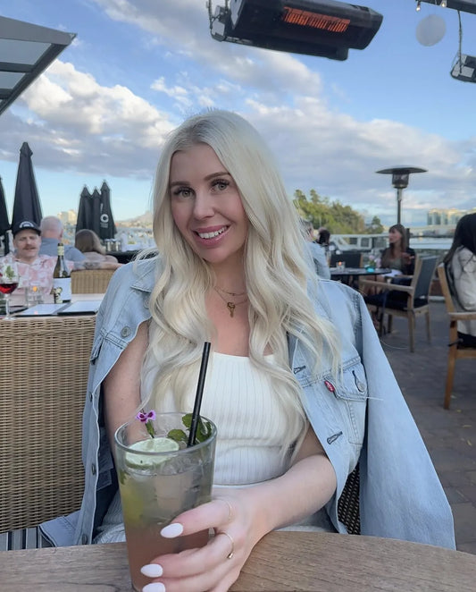 White Blonde (60B) 100g Weft