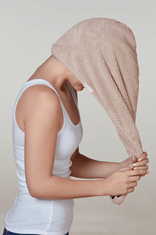 Hair Drying Towel (Sand)